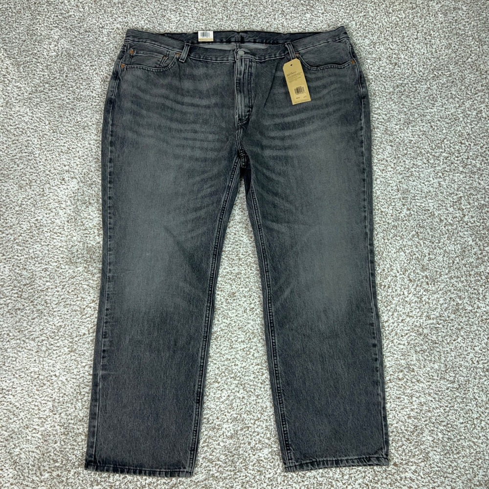 Levis Jeans Mens 48x32 Black 541 Athletic Taper Stretch Denim Big Tall Pants